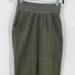 FP Movement Fleece‎ Jogger Olive Green size XS